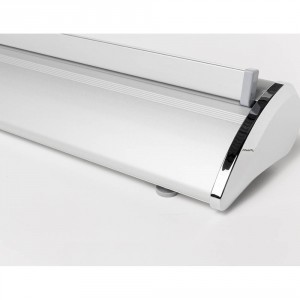 Roll Up Premium stříbrný 85x200cm BEZ TISKU